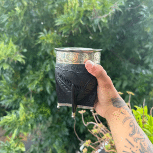 Mate Imperial Premium Repujado con base y bolitas